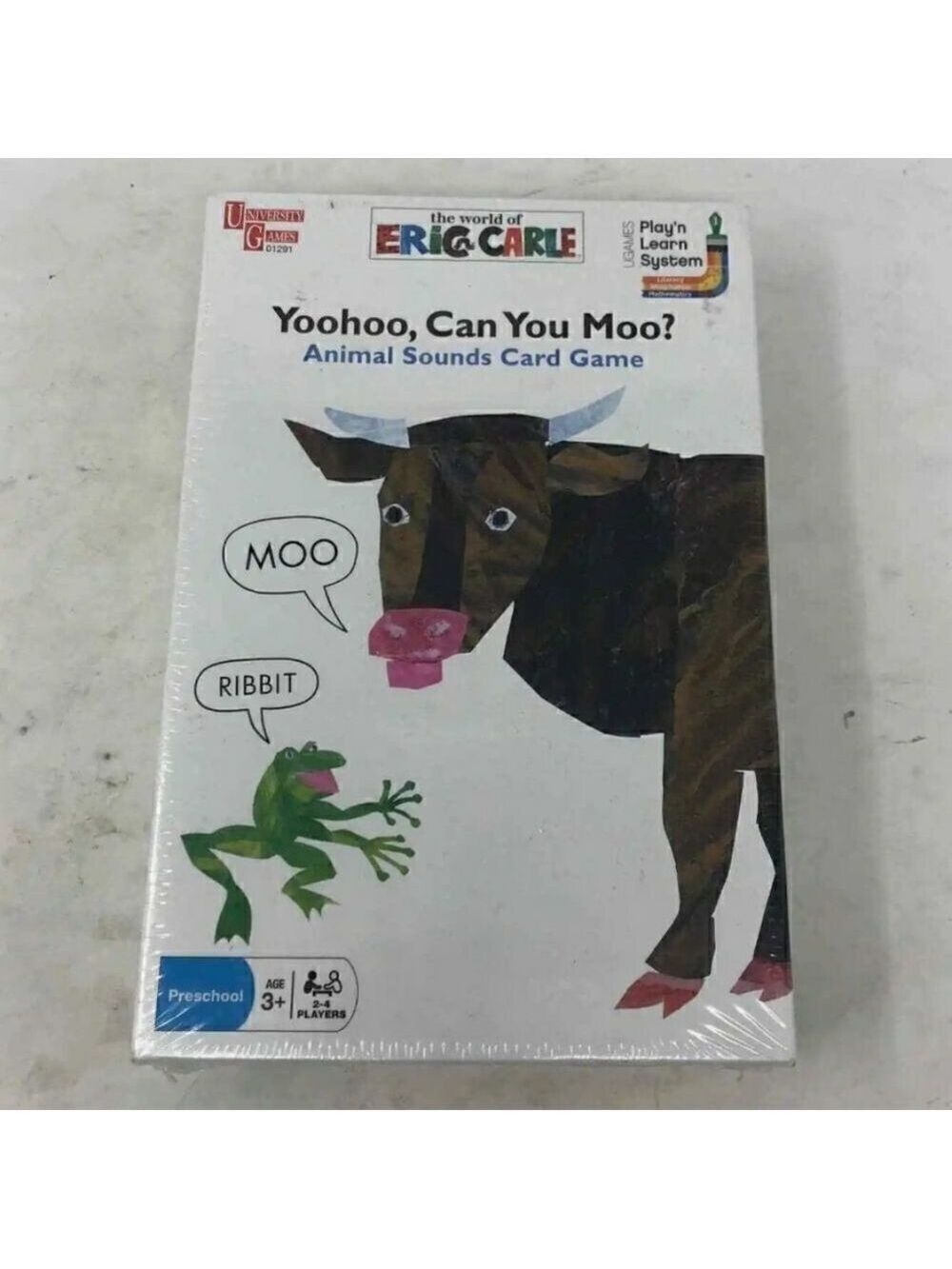 ERIC Carle Animal Sounds Card Game Yoohoo Can You Moo New Sealed in Box